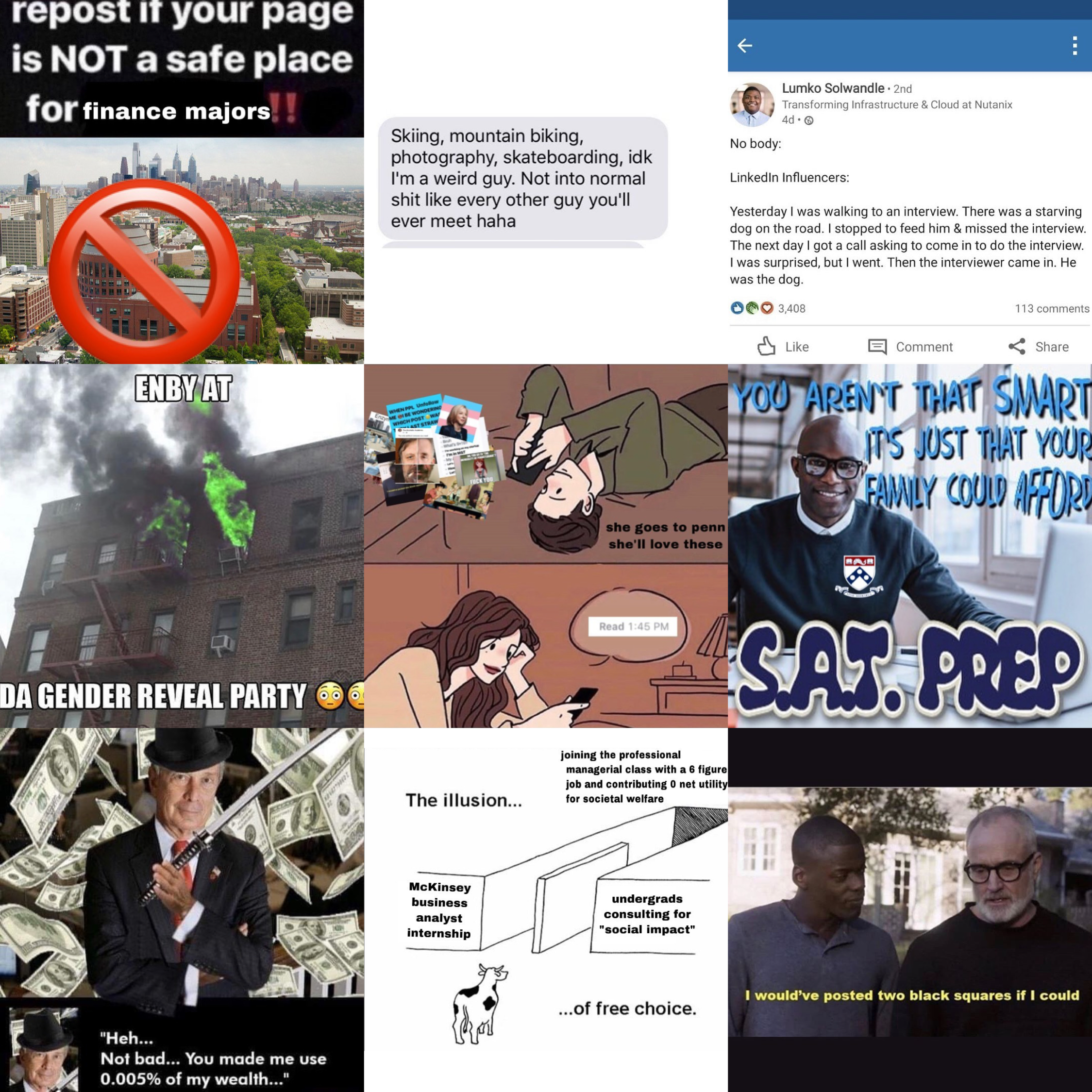 “Not a Safe Place for Finance Majors”